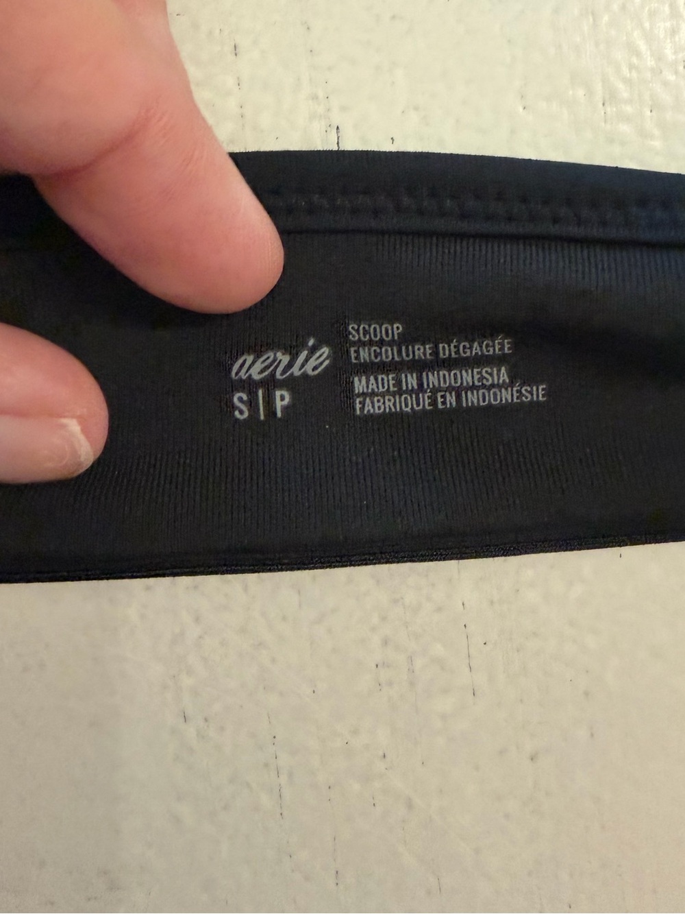 Aerie Women’s Black Scoop Wrap Halter Tie Bikini Top Sz S NWT - Picture 6 of 9